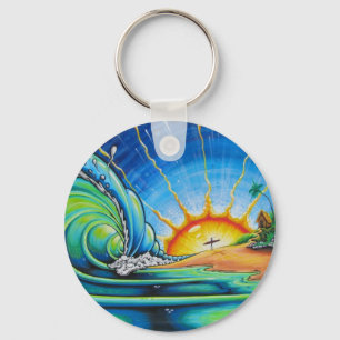 Surfer Design Schlüsselanhänger