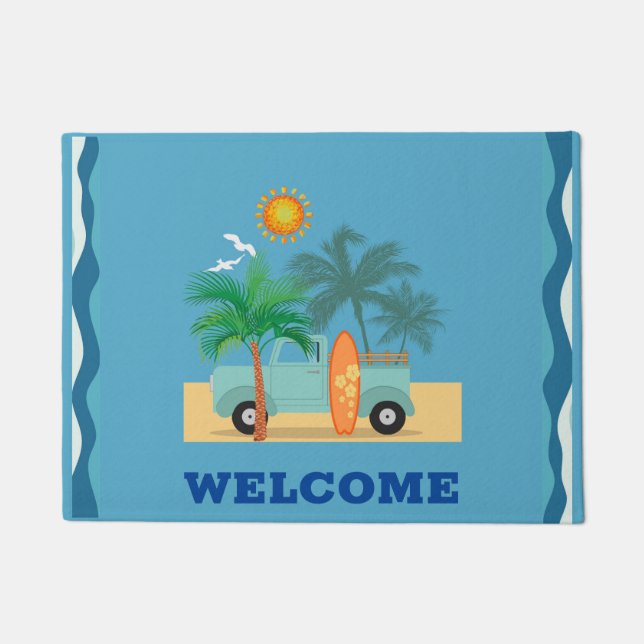 Surfer Door Mat Fußmatte (Vorderseite)