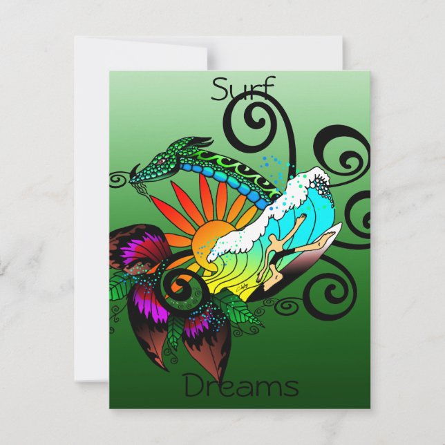 Surfer Dude Cartoon (Vorderseite)