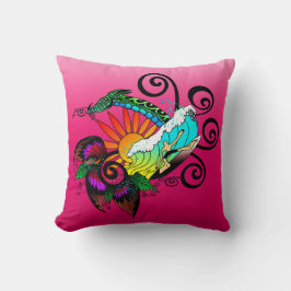 Surfer Dude Cartoon Kissen