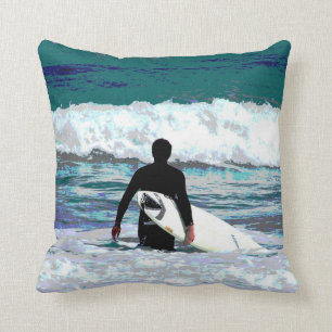Surfer-Entwurf Kissen