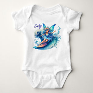 Surfer Fairy Baby Strampler
