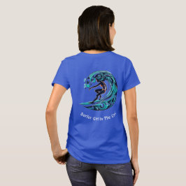 Surfer Girl in der Kurve T-Shirt