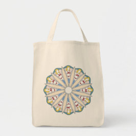 Surfer Girl Mandala Weibliche Surfer Muster Tragetasche