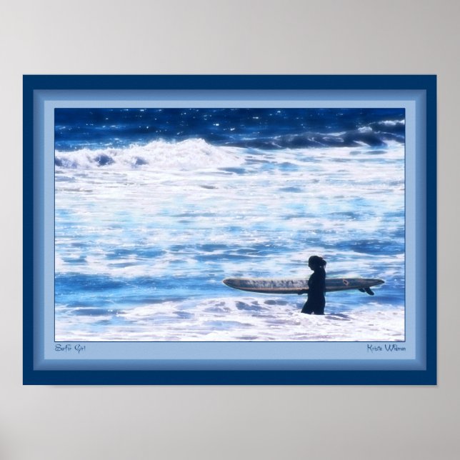 Surfer Girl Poster (Vorne)