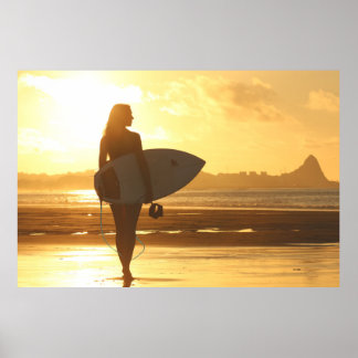 Surfer Girl Poster