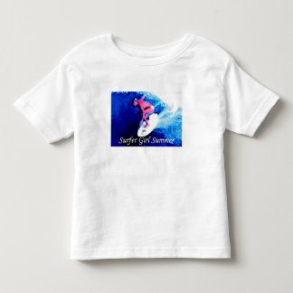 Surfer Girl Summer Trademark Kleinkind T T-shirt