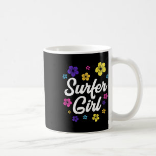 Surfer Girl Surf Retro Vintage Surf Geschenk Fraue Kaffeetasse