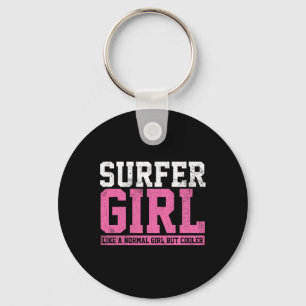 Surfer Girl Surfen Geschenk Schlüsselanhänger