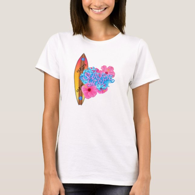 Surfer Girl T-Shirt (Vorderseite)