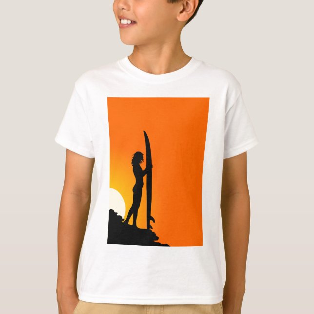 Surfer Girl T-Shirt (Vorderseite)