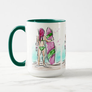 Surfer Girl-Tasse Tasse