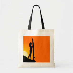 Surfer Girl Tote Bag Tragetasche