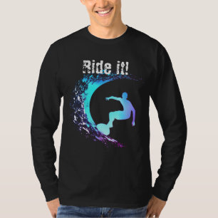 Surfer Graffiti Style T-Shirt