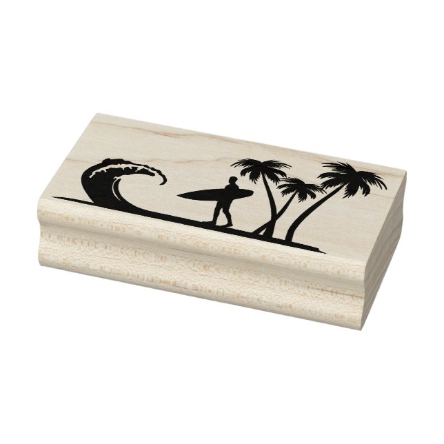 Surfer Gummistempel (Stempel)