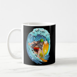 Surfer Hippie Adventure nie zu alt Surfen wie Kaffeetasse