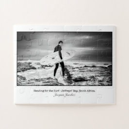 Surfer in der Jeffrey's Bay Puzzle