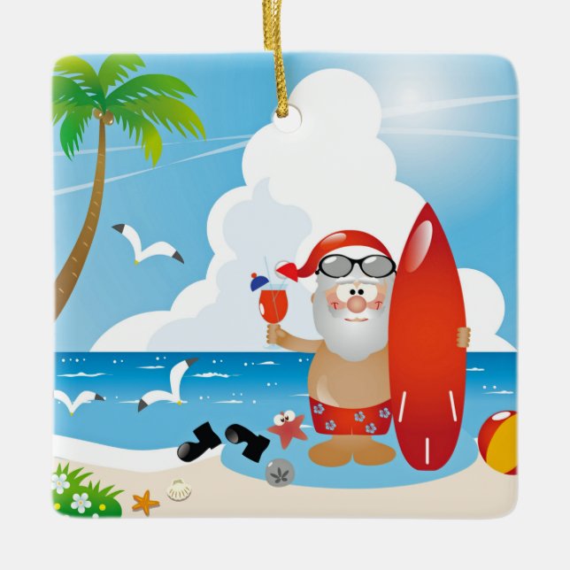 Surfer Keramikornament (Vorderseite)