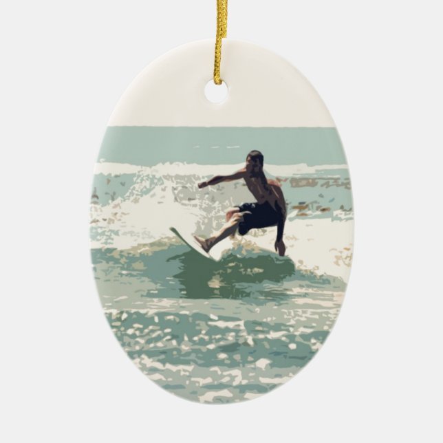 Surfer Keramikornament (Vorne)