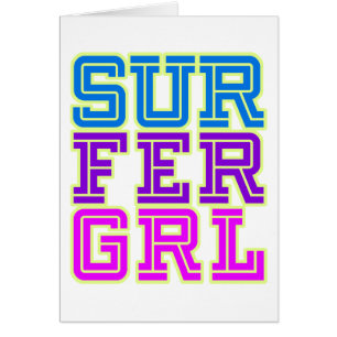 Surfer-Mädchen