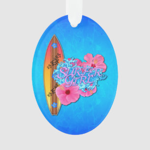 Surfer-Mädchen Ornament