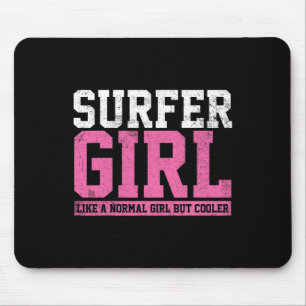 Surfer-Mädchen-Surf-Geschenk Mousepad