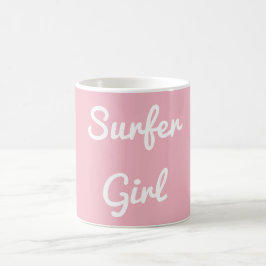 Surfer-Mädchen-Tasse Kaffeetasse