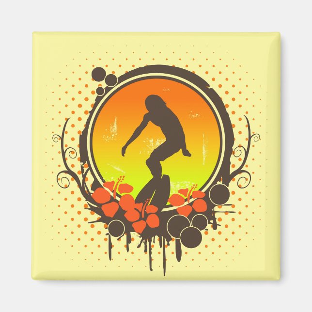 Surfer Magnet (Vorne)
