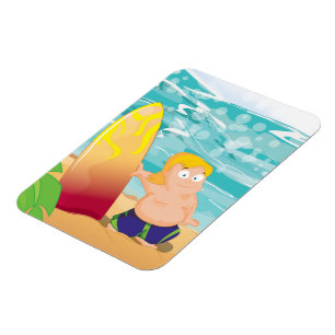 Surfer Magnet