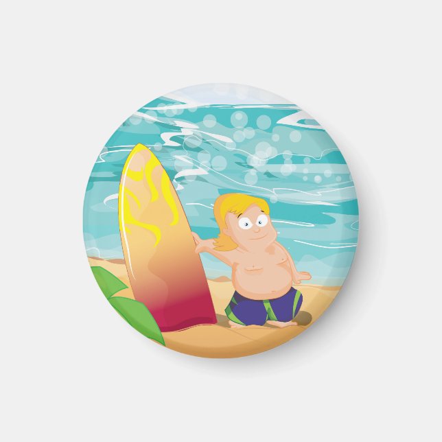 Surfer Magnet (Vorne)