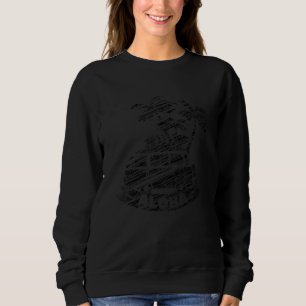 Surfer-Motiv Strand Vintage-Surfen 28 Sweatshirt