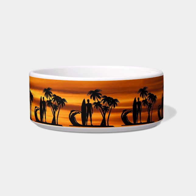 Surfer Pet Bowl Napf (Vorderseite)