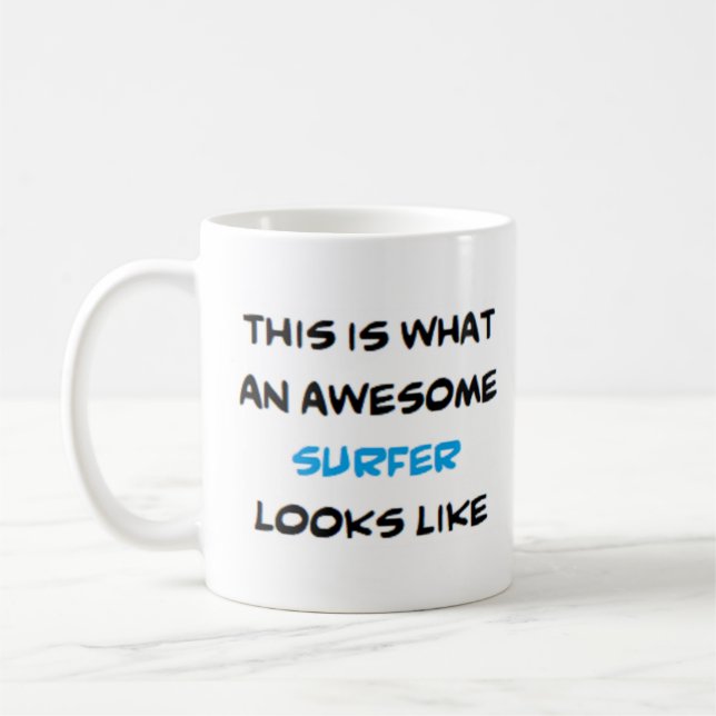 Surfer, phantastisch kaffeetasse (Links)