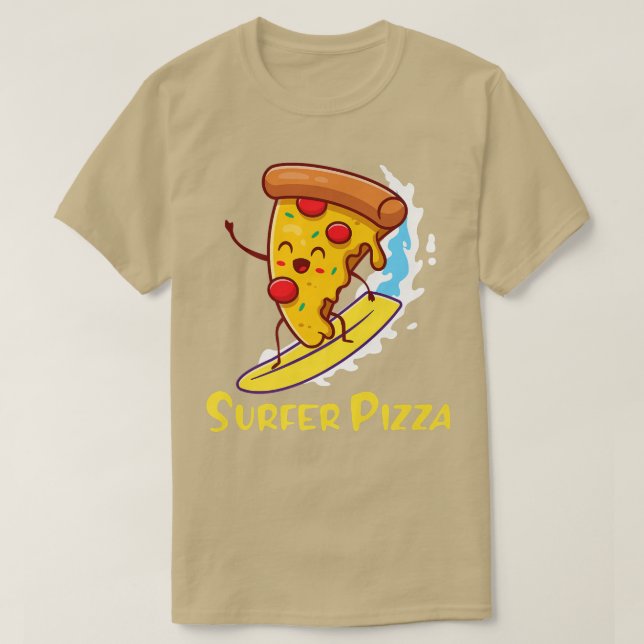 Surfer Pizza Surfer Boy Near Me cool Surfer Boy  T-Shirt (Design vorne)