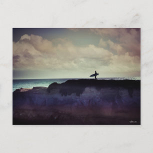 Surfer Postkarte