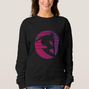 Surfer Retro Surfing Sunset Sweatshirt