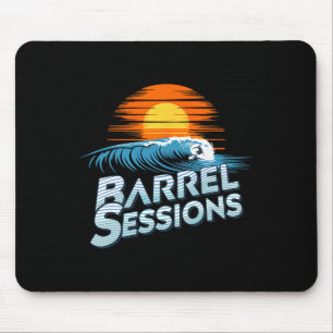 Surfer Rrel Welle Tubing Westküste Socal Norcal Su Mousepad