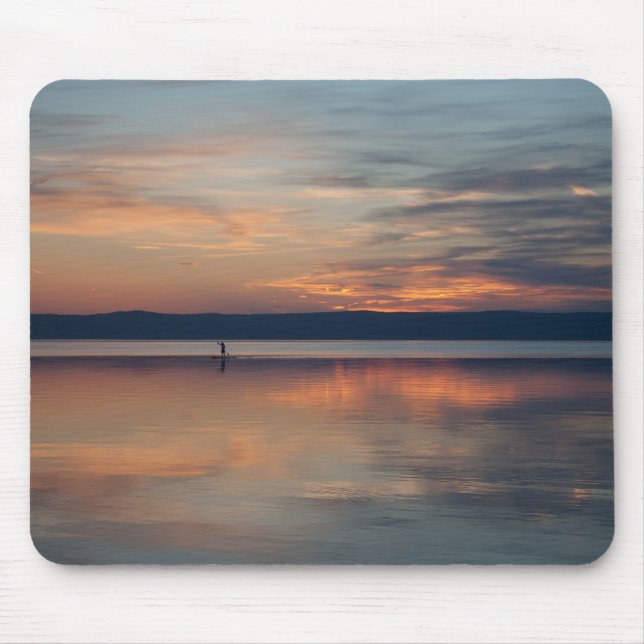 Surfer-Rudern an Land Mousepad (Vorne)