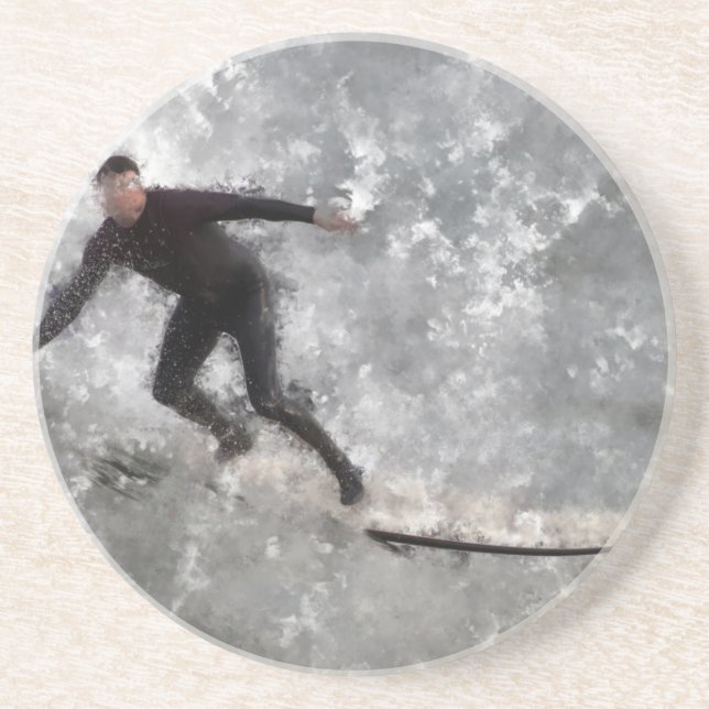 Surfer Sandstone Untersetzer (Vorne)