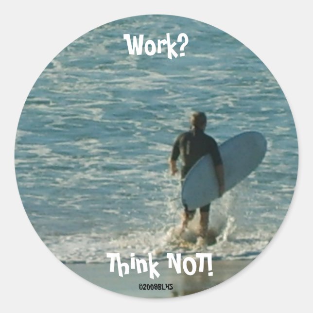 Surfer Sticker (Vorderseite)