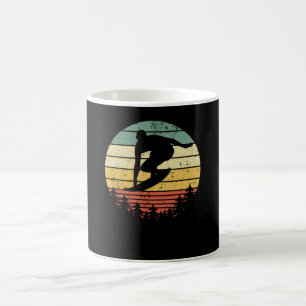 Surfer Surfbrett Surfbrett Retro Geschenk Kaffeetasse