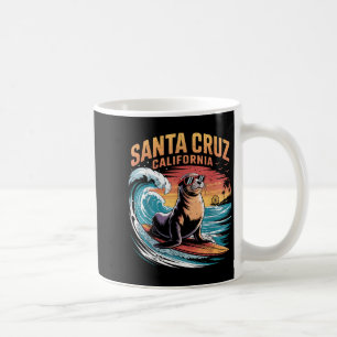 Surfer Surfen 70er 80er Santa Cruz Kalifornien Ret Kaffeetasse