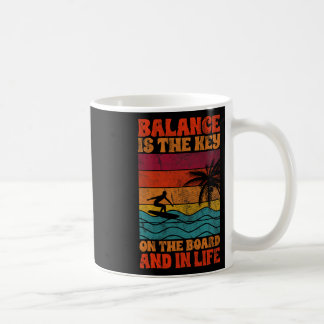 Surfer-Surfing-Zitat Lance ist der Schlüssel auf d Kaffeetasse