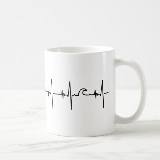 Surfer Tasse heartline