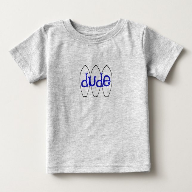 Surfer-Typ Baby T-shirt (Vorderseite)