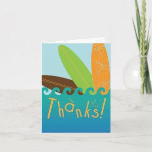 Surfer-Typ dank You Card Dankeskarte