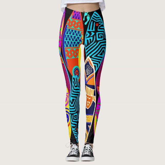 Surfer Typ Leggings (Vorderseite)