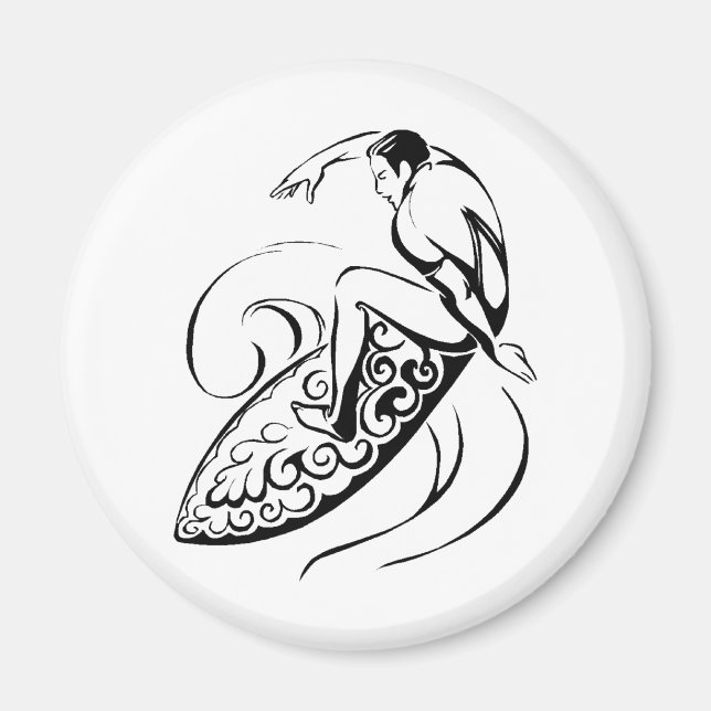 Surfer-Typ Magnet (Vorne)