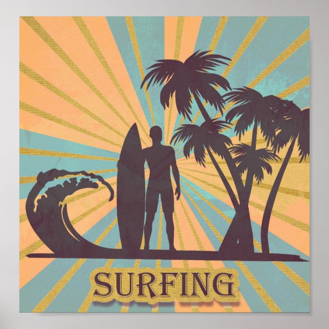Surfer Typ Poster (Vorne)