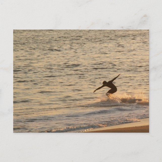 Surfer-Typ Postkarte (Vorderseite)